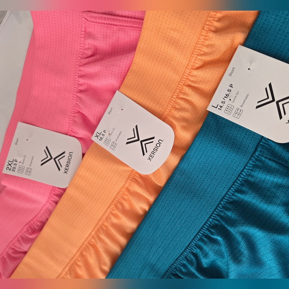 Bright Colorful Athleisure Shorts for Women by Xersion. Quick Dry, Breathable. - Picture 2 of 12